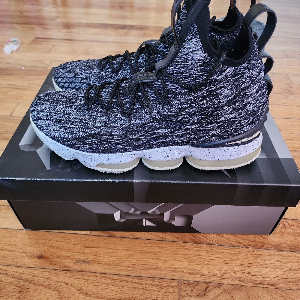 Nike Black and White High-Top Sneakers